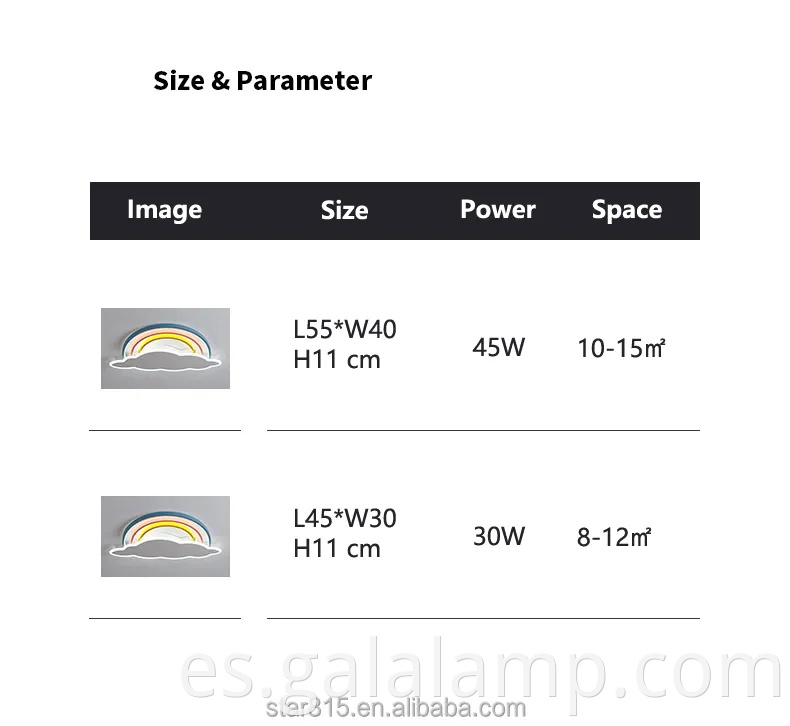 Luz de techo de dormitorio, creatividad moderna, habitación de la sala de iluminación inteligente